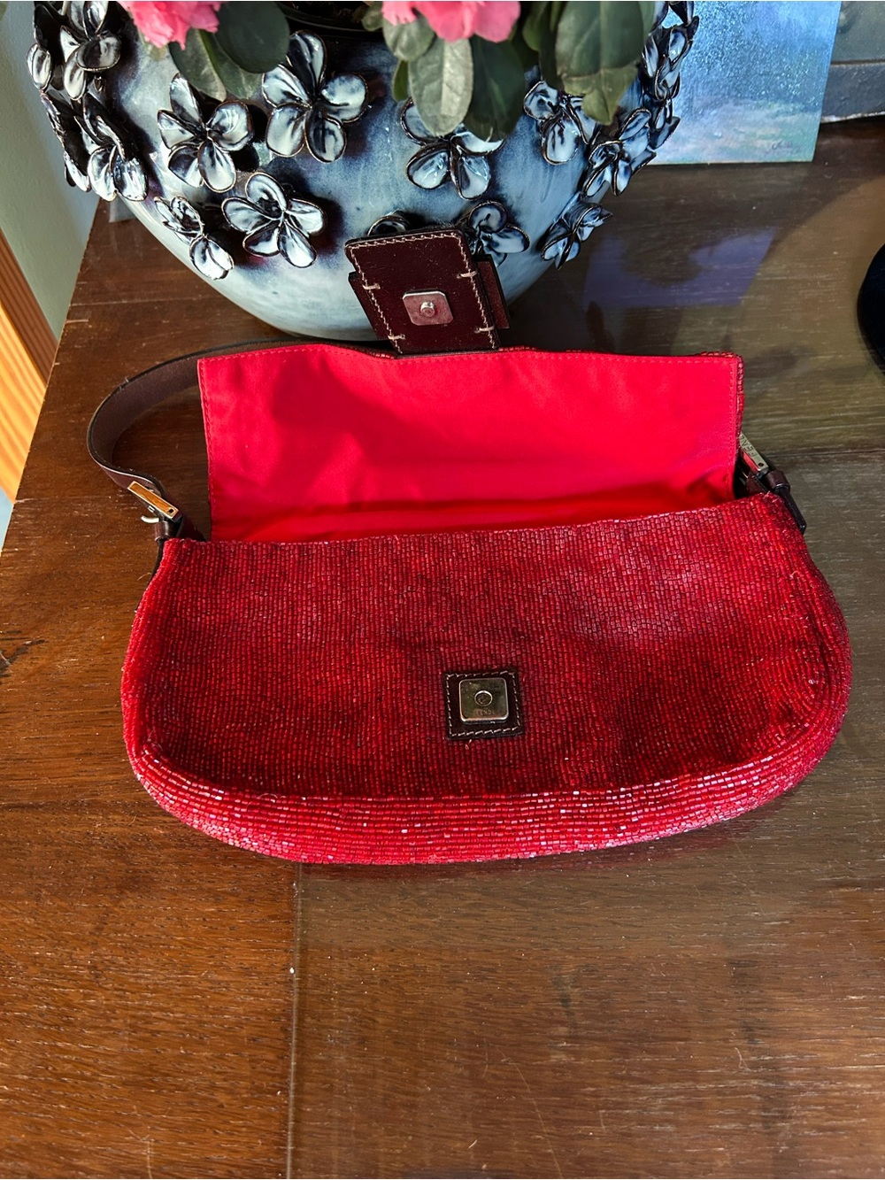 Vintage Fendi Baquette Beaded Bag - Picture 2 of 9